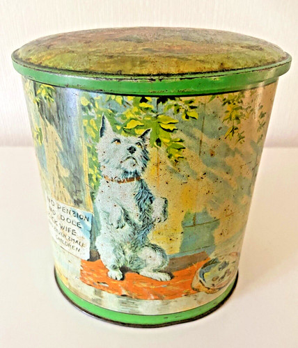 Vintage westie tin terrier - vintage, dog