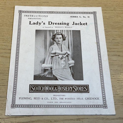 Vintage knitting pattern - knitting,