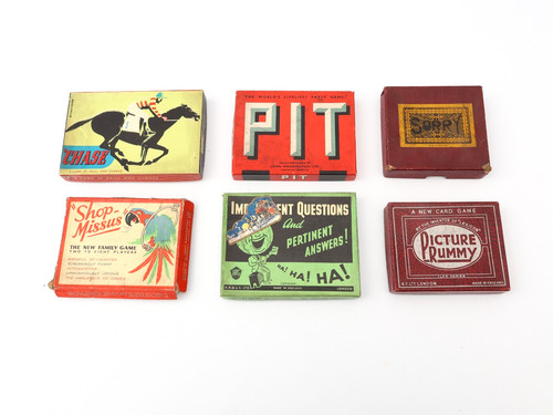Vintage card games - games, job
