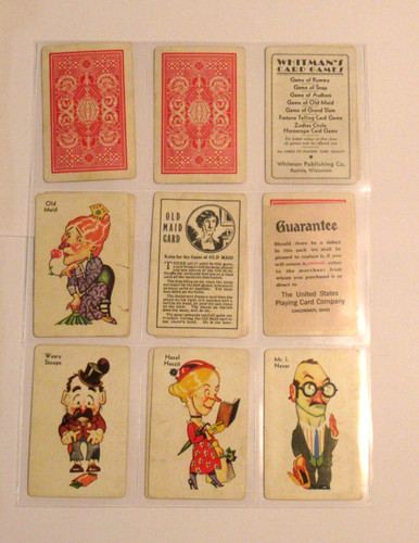 Vintage 1930s whitman old maid - whitman,