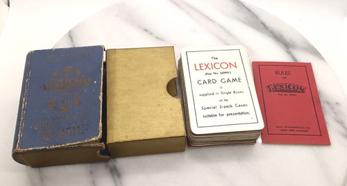 Vintage 1930 card game - 1930's,