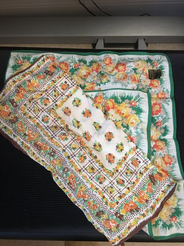 Two vintage 1930s - , silk