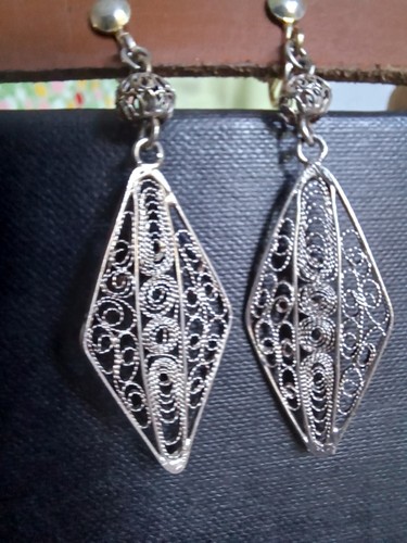 Antique 1930s style - , rhodium