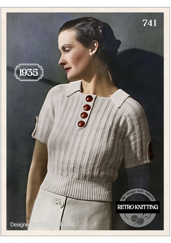 1930s vintage knitting pattern - 1930s,