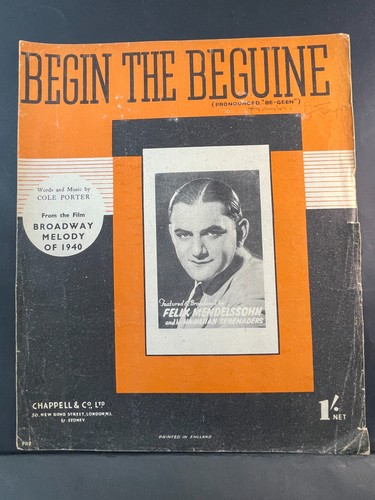 Begin the beguine cole porter - cole,