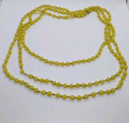 Vintage 1930s yellow glass - 1930s,