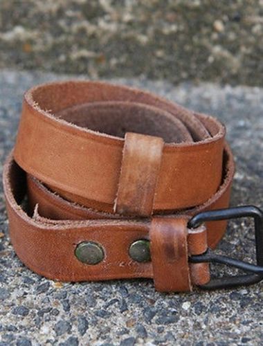 1930s 100 leather belt - leather,