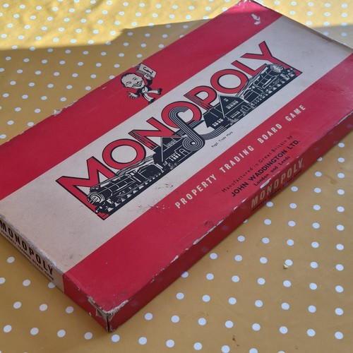Vintage monopoly board game - board,
