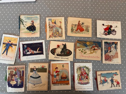 1930 vintage christmas - 1930's, cards