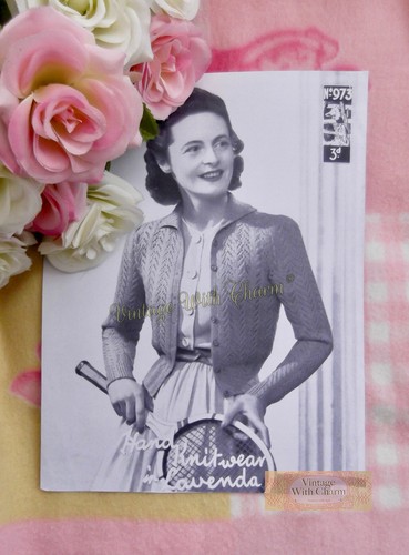 Vintage 1930s lady cardigan - lady's,