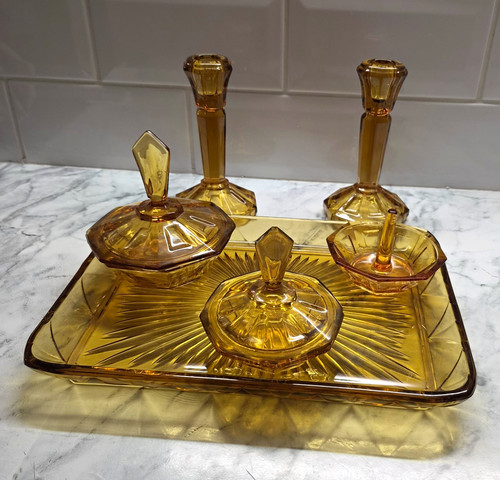 Vintage 1930s amber - 1930s,