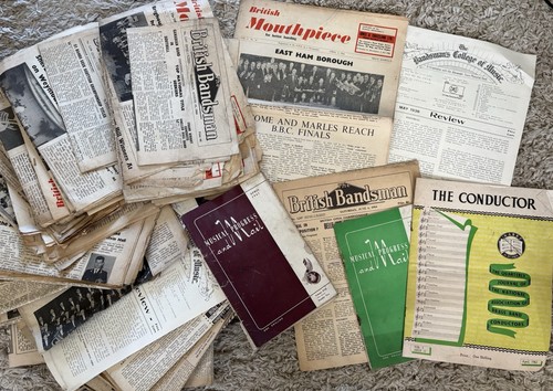 Vintage brass band - brass, magazines