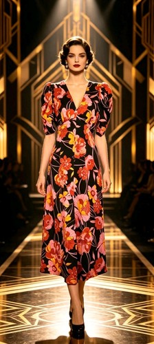 Vintage 1930s 1940s style - vintage,