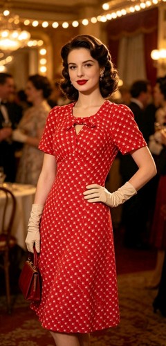 Vintage 1930s 1940s ww2 style - vintage,