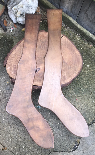 Vintage 1930 wooden sock - vintage,
