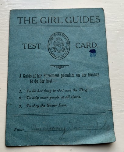 Vintage 1930s girl guide - vintage,