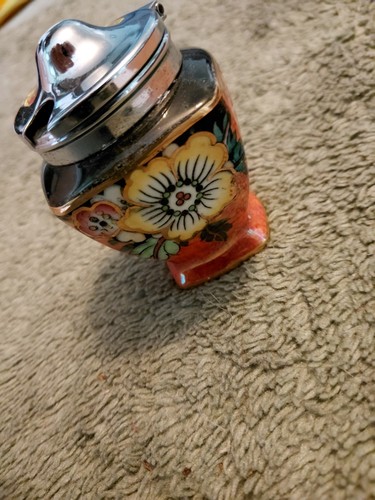 Vintage 1930s mustard - mustard, pot