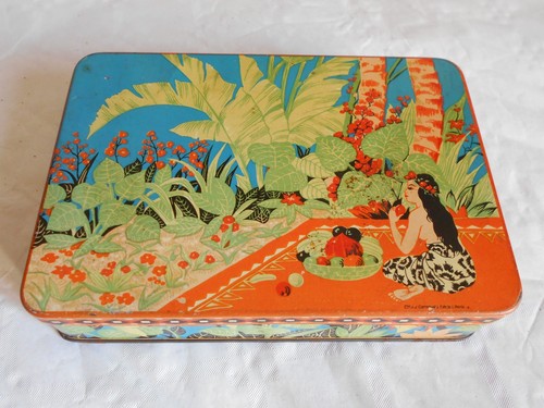 Vintage tin 1930s - , hawaii