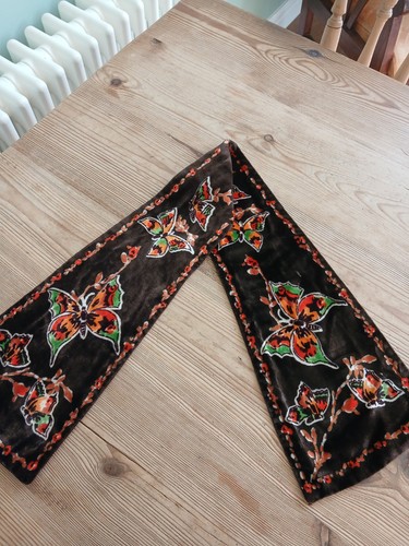 1930s brown patterned - patterned, velvet