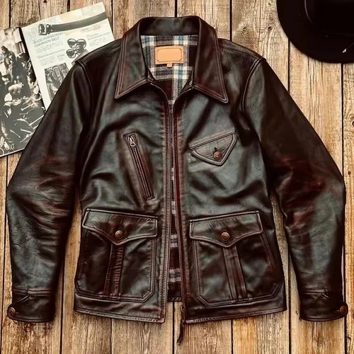 Vintage style horsehide - style,