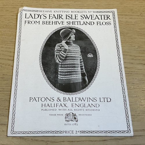 Vintage knitting pattern - vintage,