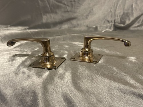 Antique pair solid brass - antique,