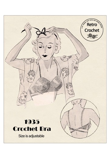 1930s simple bra vintage - 1930s,