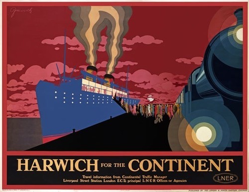 Tx308 vintage 1930 harwich - 1930's,