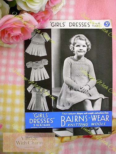 Vintage 1930s knitting - 1930s,